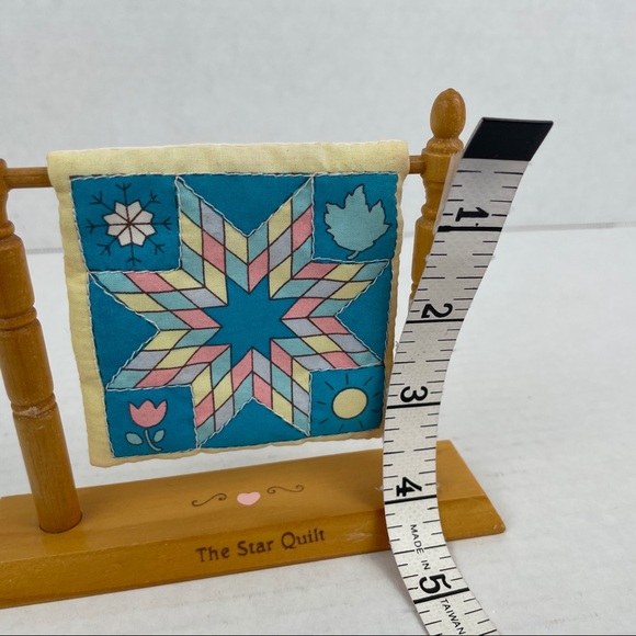 Enesco Star Quilt Patterns of Life Miniature 1995 - Picture 4 of 10